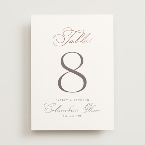This is a snow table numbers with foil pressed by Kaydi Bishop called eternal printing on doublethick in standard