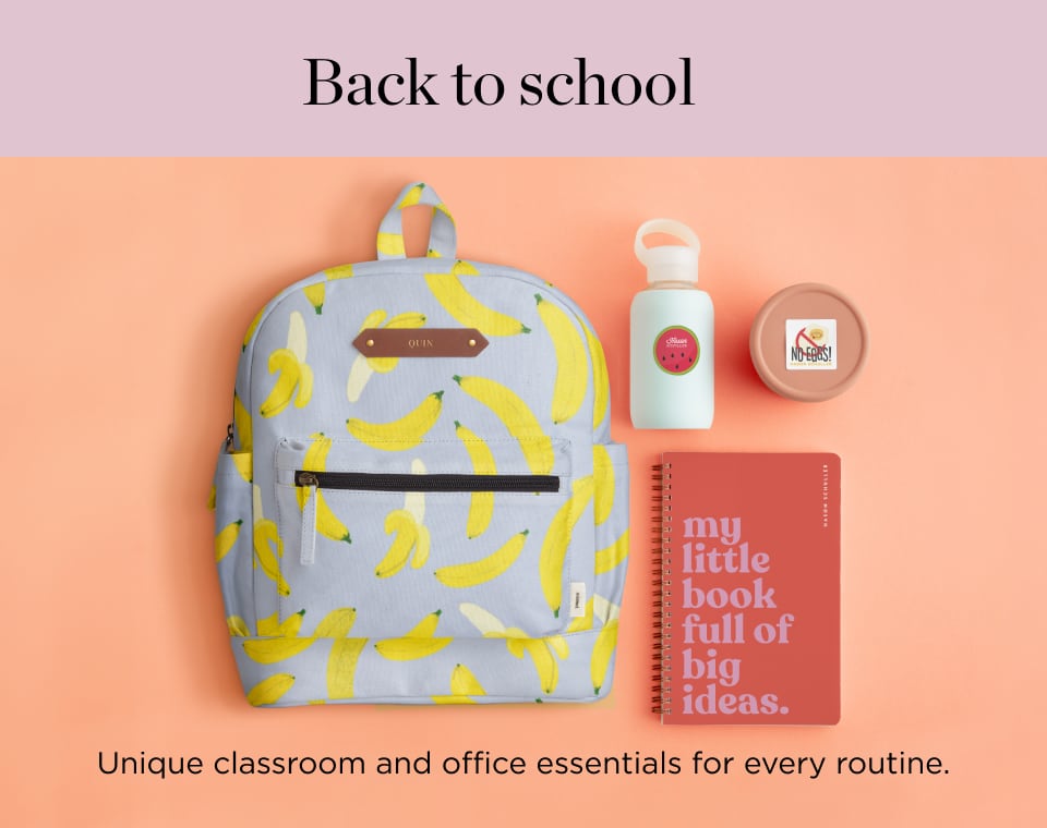 Back To School Personalization